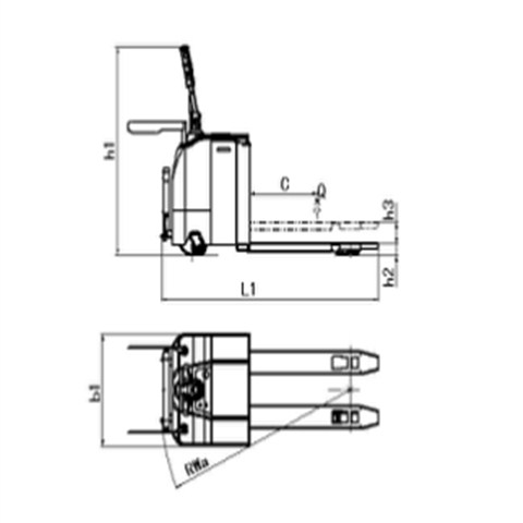 全電動(dòng)搬運(yùn)車(貨叉加長型)